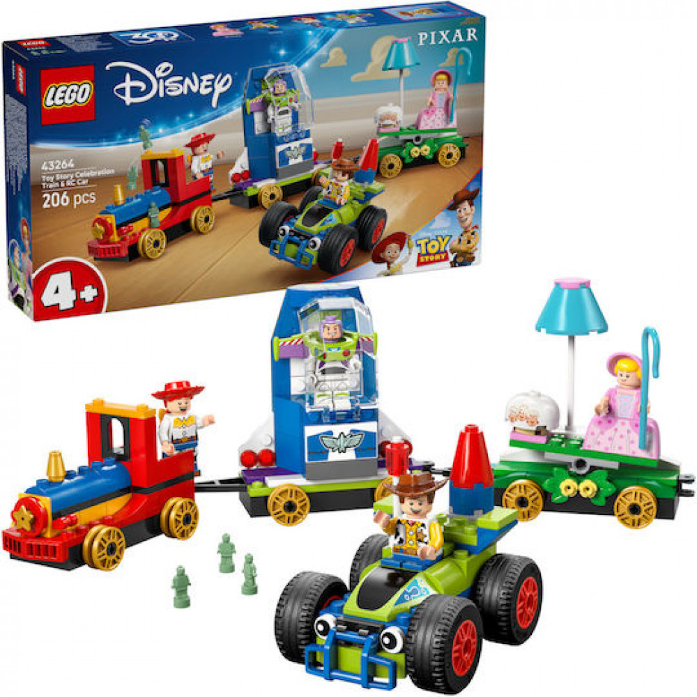 Lego Disney Toy Story Celebration Train & RC Car για 4+ Ετών 206τμχ 43264