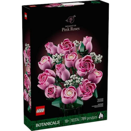 LEGO Botanical Collection Bouquet of Pink Roses για 18 Ετών 789τμχ