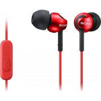 Sony MDR-EX110AP In-ear Handsfree με Βύσμα 3.5mm Κόκκινο