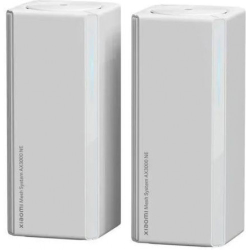 Xiaomi Mesh System AX3000 Access Point Wi‑Fi 6 Dual Band (2.4 & 5GHz) σε Διπλό Kit Λευκό
