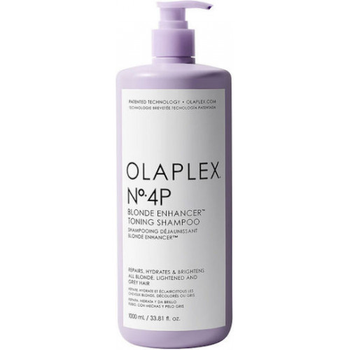 Olaplex No. 4p Blonde Enhancer Toning Σαμπουάν Διατήρησης Χρώματος για Βαμμένα Μαλλιά 1000ml