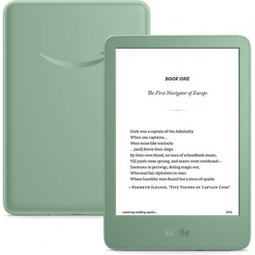 Amazon Kindle 2024 με Οθόνη Αφής 6 (16GB) Πράσινο