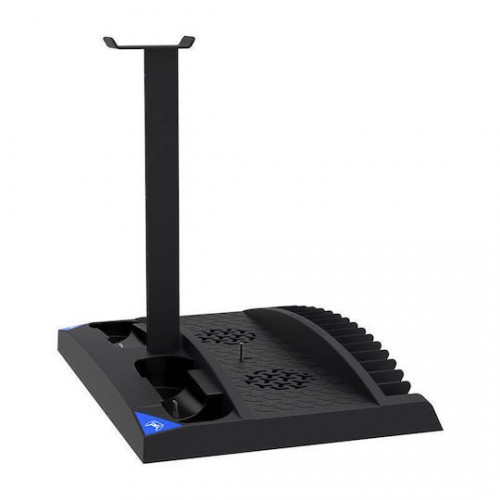 iPega P5013 Charger and Cooling Station for PS5 and PS5 Controller Black