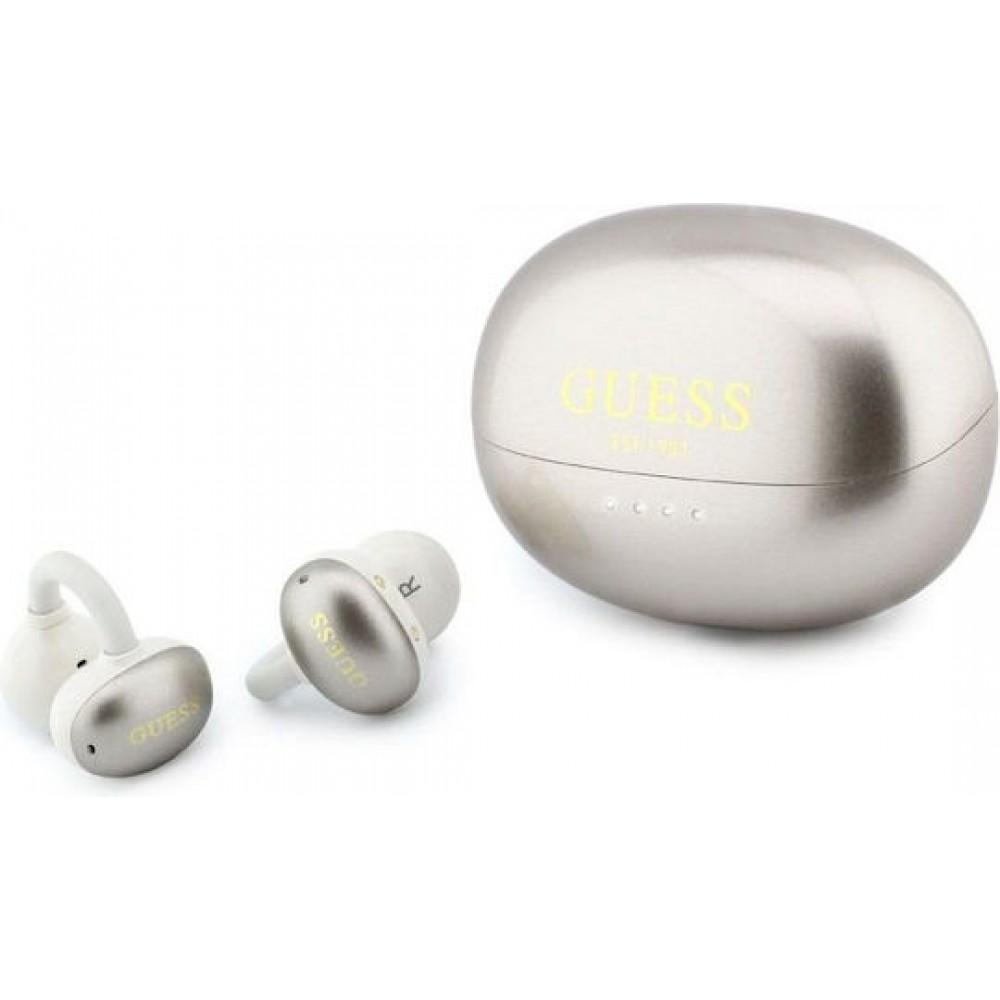 Guess Metallic Finish Classic Logo OWS Wireless Earphones Gold