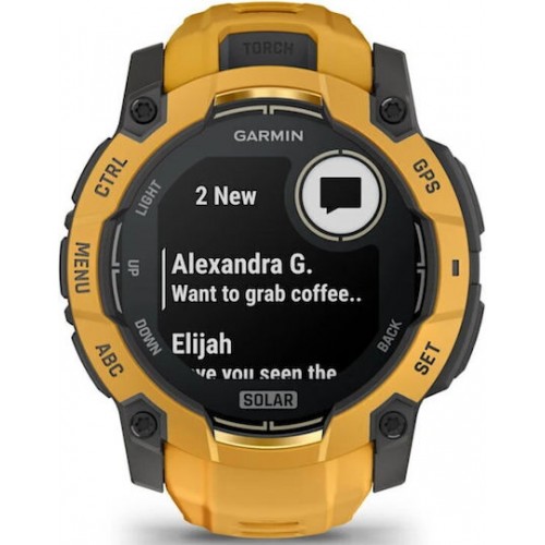 Garmin Instinct 3 50mm Solar Sunburst Gray (010-02935-02)