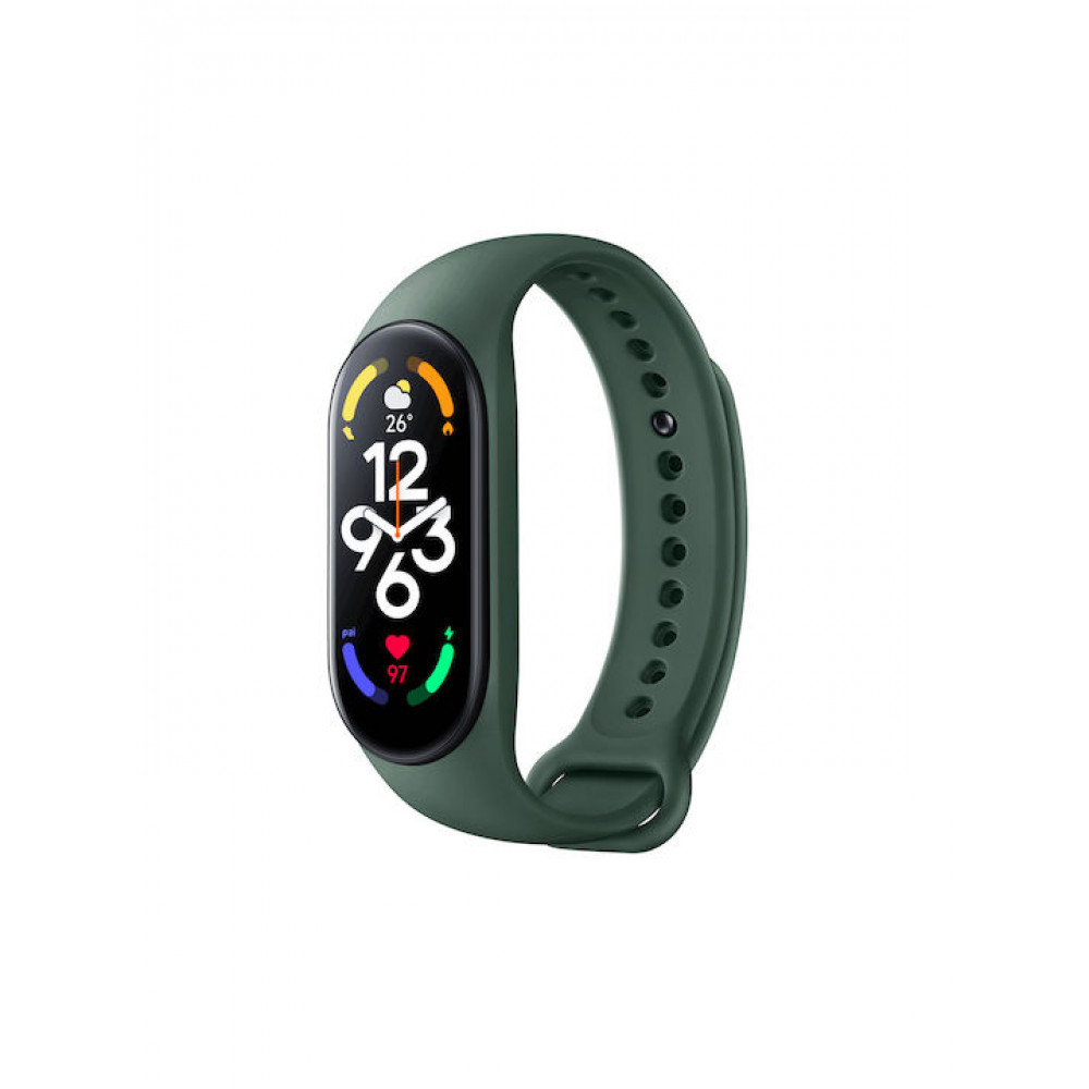 Xiaomi Λουράκι Σιλικόνης Olive (Smart Band 7)