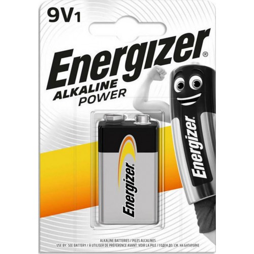 Energizer Battery Alkaline Power 9V