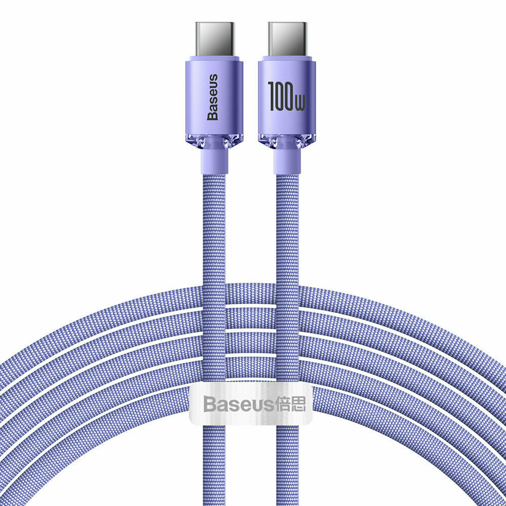 Baseus Crystal Shine Series Cable Type-C to Lightning 20W 2m Lilac