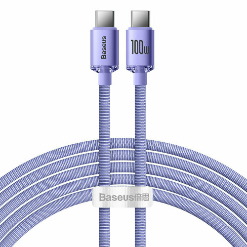 Baseus Crystal Shine Series Cable Type-C to Lightning 20W 2m Lilac