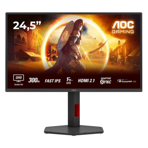 AOC Q25G4SR Gaming QHD Monitor 25 with speakers (Q25G4SR) (AOCQ25G4SR)