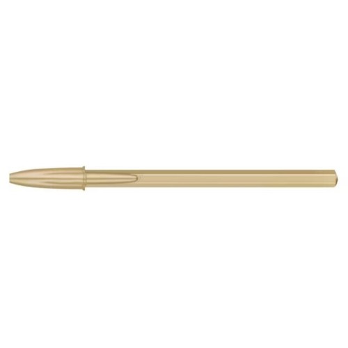 BIC Cristal Original Pen Ballpoint Gold 1.0mm (302522) (BIC302522)