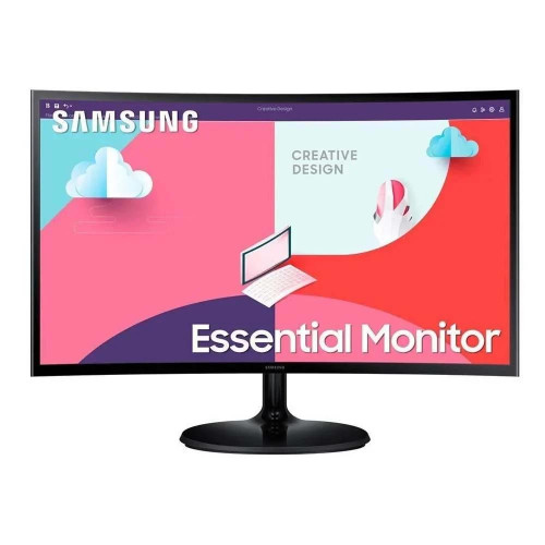 Samsung Essential Monitor VA HDR Curved Monitor 24