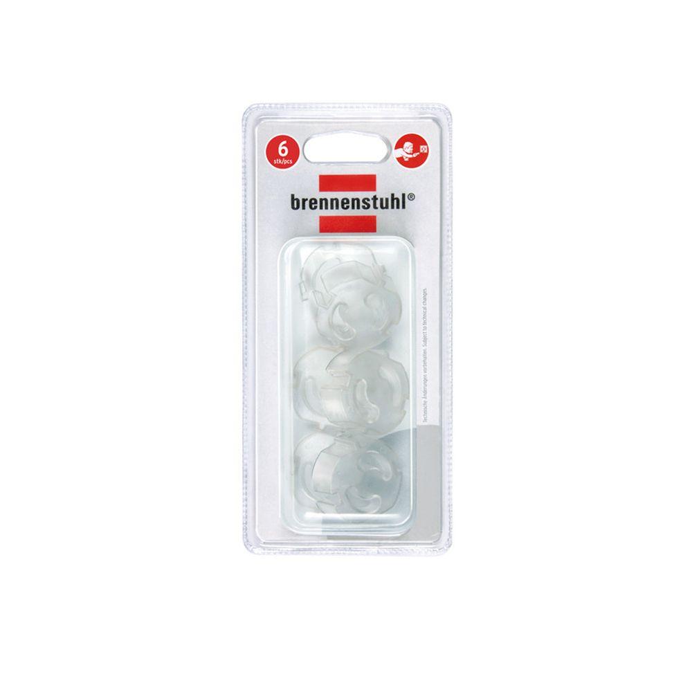 Brennenstuhl Wall socket cover with touch protection, content: 6 units (1164480) (BNN1164480)