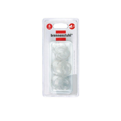 Brennenstuhl Wall socket cover with touch protection, content: 6 units (1164480) (BNN1164480)