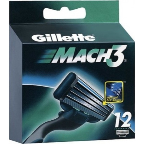 GILLETTE MACH3 RAZOR BLADES 12 CT