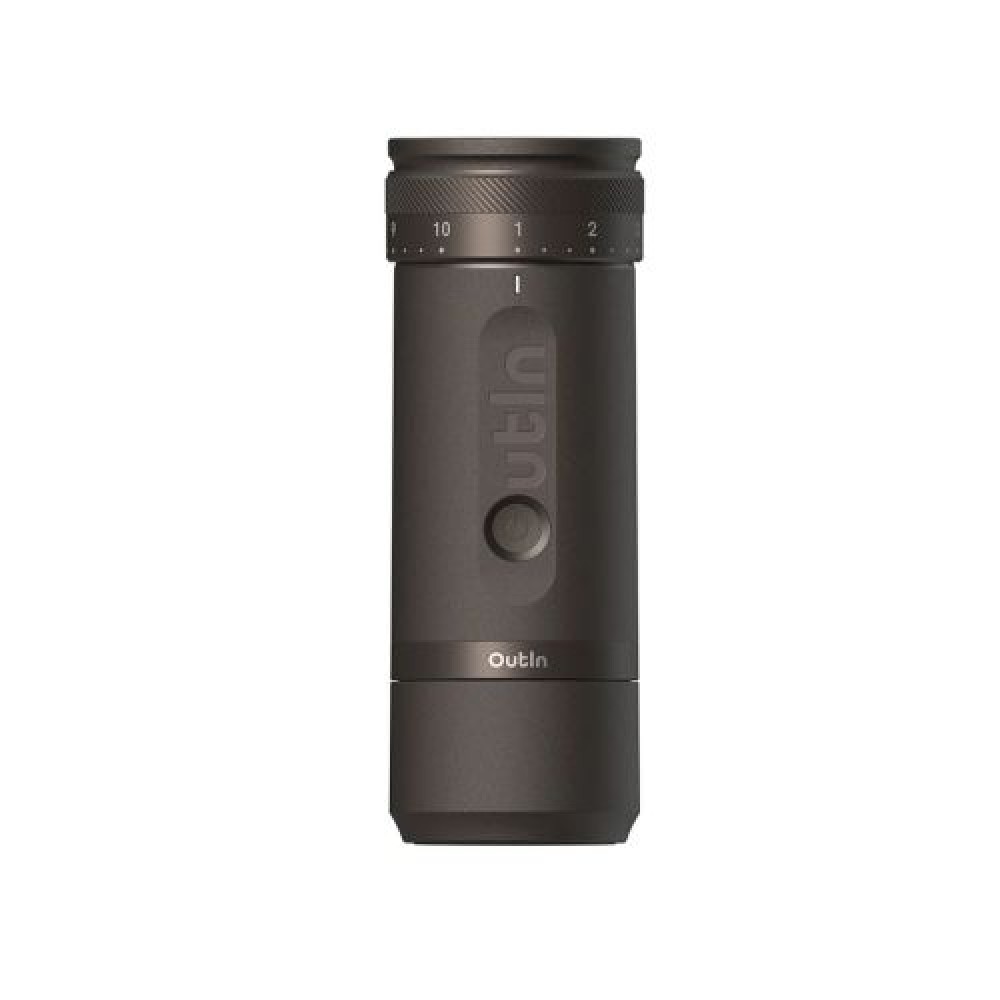 OutIn Fino Portable Espresso Machine, 28 Grinding Options, 1000mAh, Thundra Brown EU