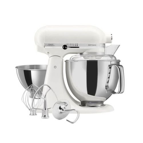 KitchenAid Artisian Food Processor 4.8, 300W, 10 Speed, Porcelain White EU 5KSM175PSEPL