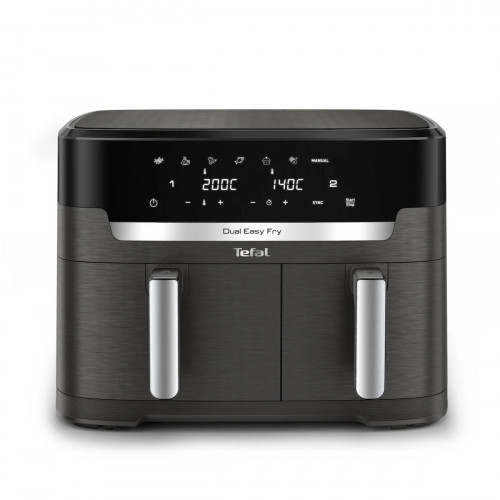 Easy Fry Air Fryer με Διπλό Αποσπώμενο Κάδο 11lt Γκρι