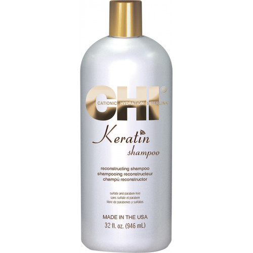 CHI Keratin Σαμπουάν Αναδόμησης/Θρέψης & Ενυδάτωσης για Όλους τους Τύπους Μαλλιών 946ml