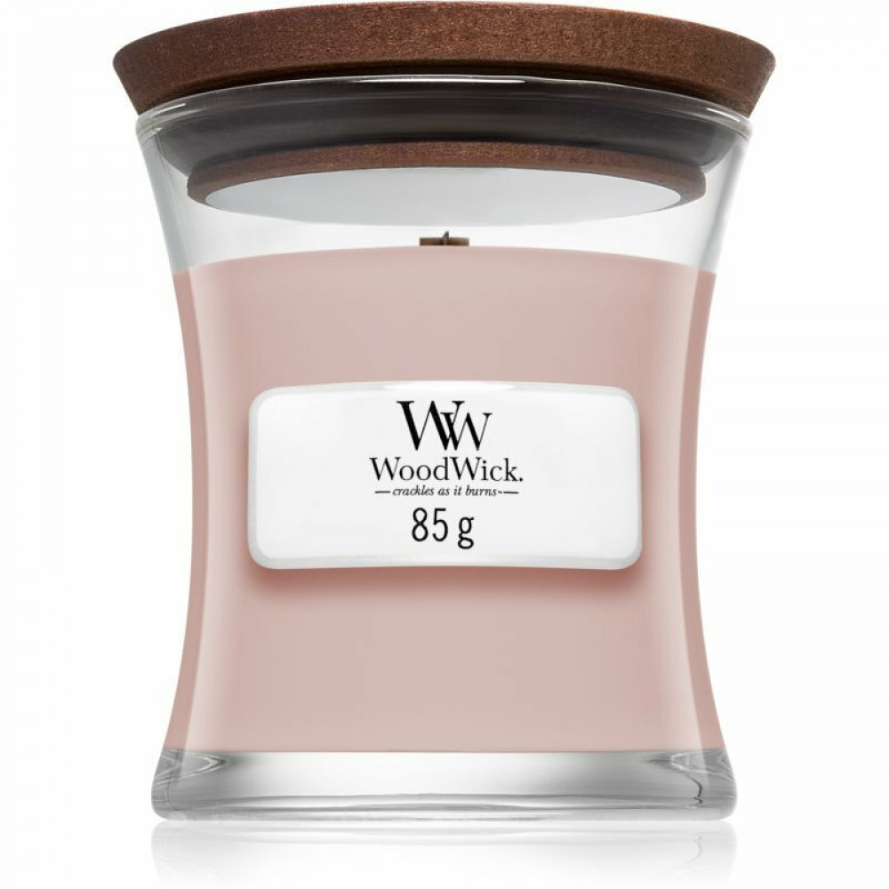 WoodWick Αρωματικό Κερί σε Βάζο με Άρωμα Rosewood 85gr