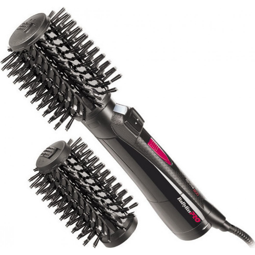 Babyliss Pro Κεραμική Ηλεκτρική Βούρτσα με Αέρα & Περιστρεφόμενη Κεφαλή για Ίσιωμα και Μπούκλες 800W