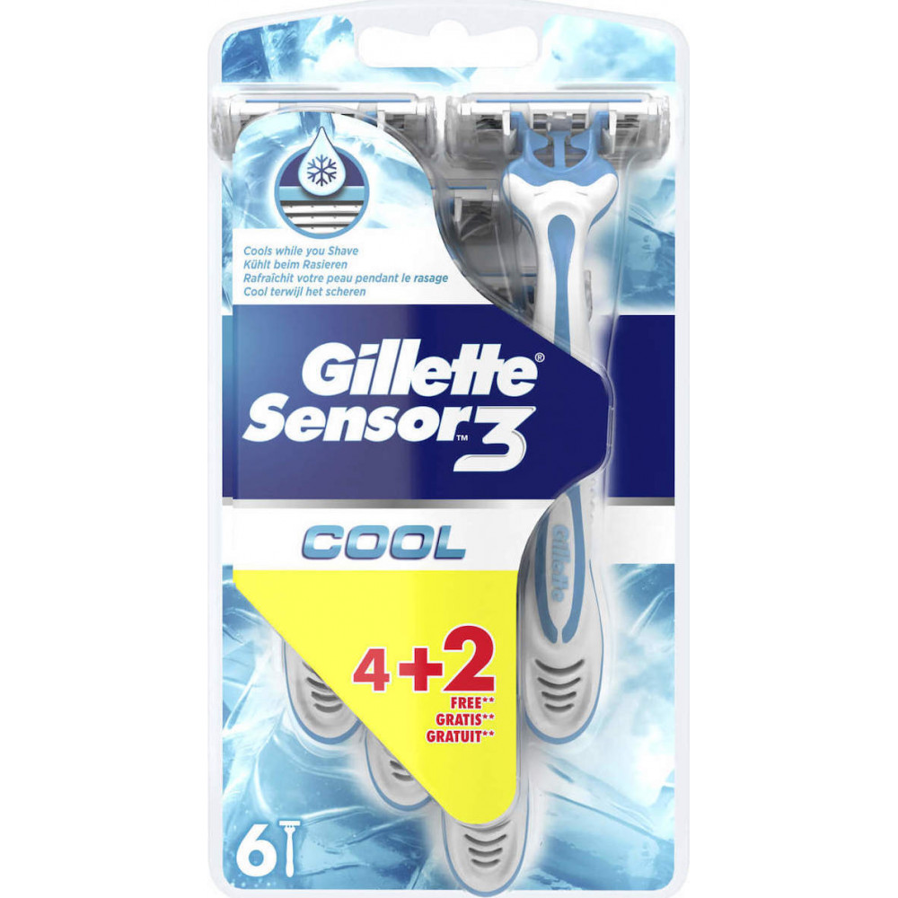 Gillette Blue3 Cool - Disposable men's razors 6.0ks