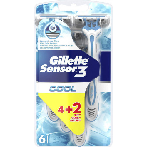 Gillette Blue3 Cool - Disposable men's razors 6.0ks