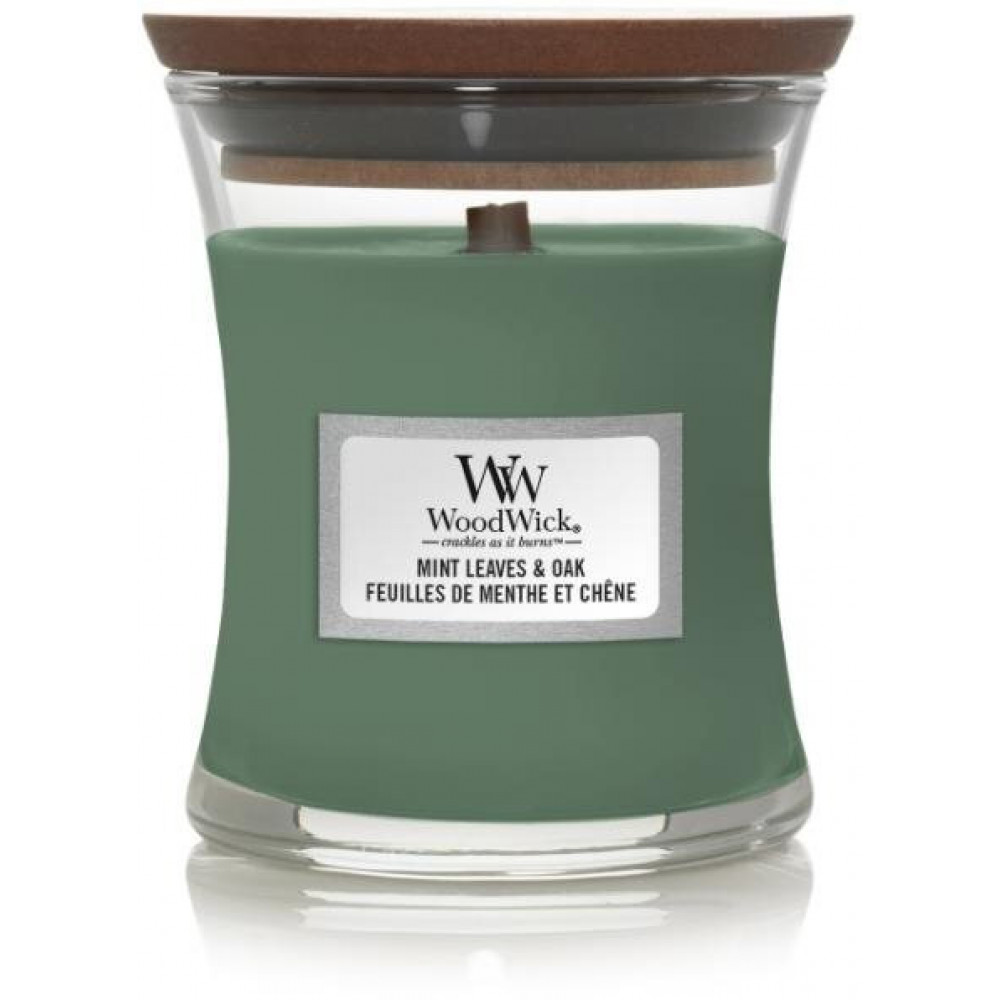Mint Leaves & Oak Vase Scented candle