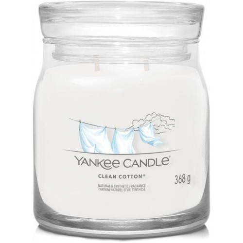Clean Cotton Signature Candle ( čistá bavlna ) - Vonná svíčka