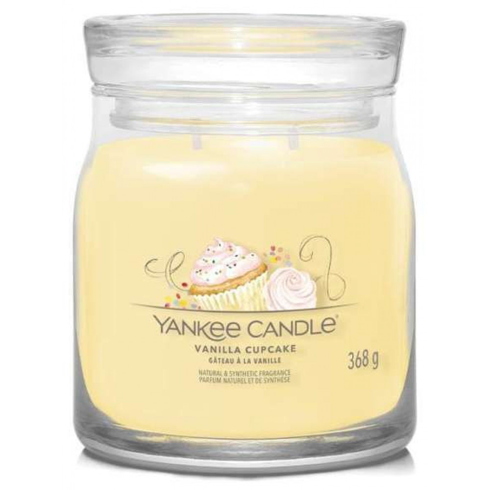 Yankee Candle Vanilla Cupcake Signature Candle ( vanilkový košíček ) - Vonná svíčka
