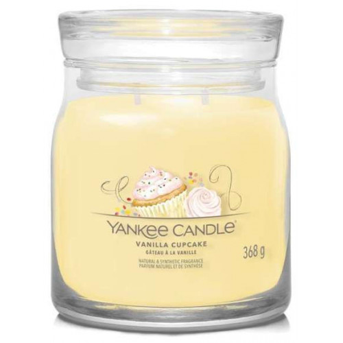 Yankee Candle Vanilla Cupcake Signature Candle ( vanilkový košíček ) - Vonná svíčka