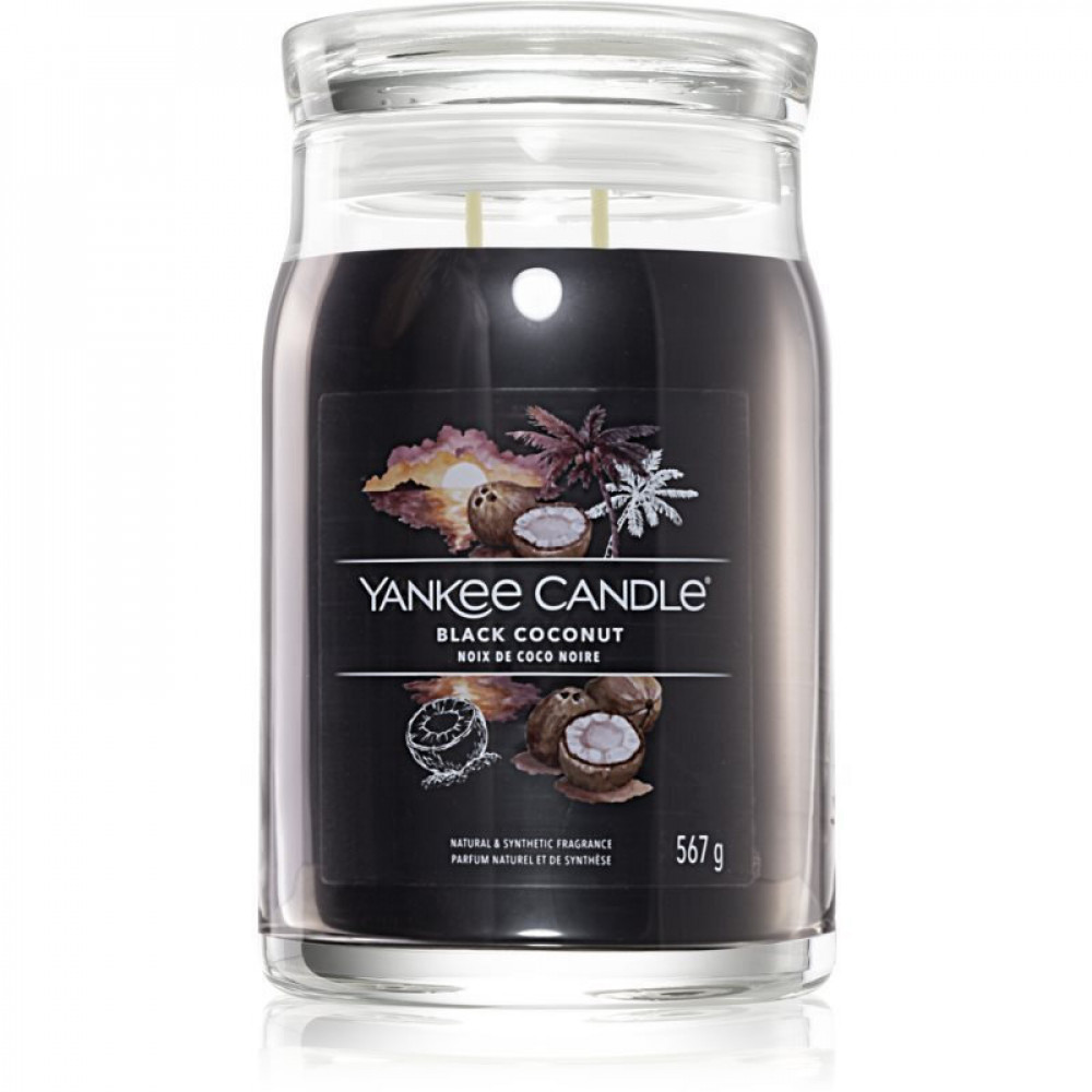 Black Coconut Signature Candle ( černý kokos ) - Vonná svíčka