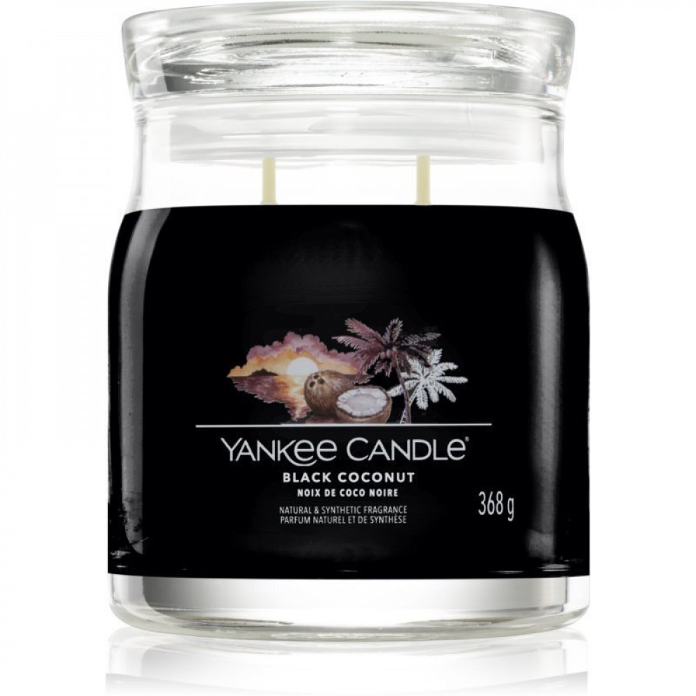 Black Coconut Signature Candle ( černý kokos ) - Vonná svíčka