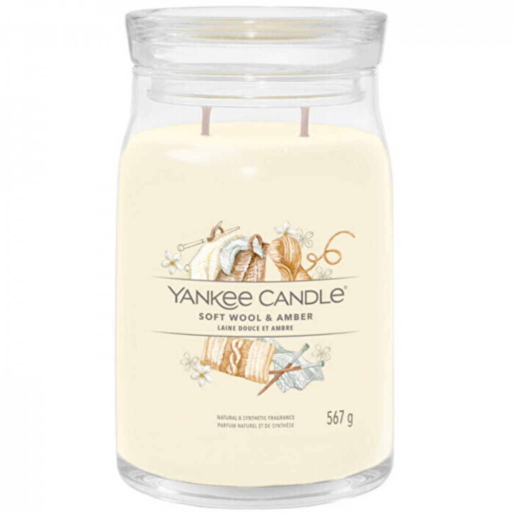 Soft Wool & Amber Signature Candle (soft wool and amber)