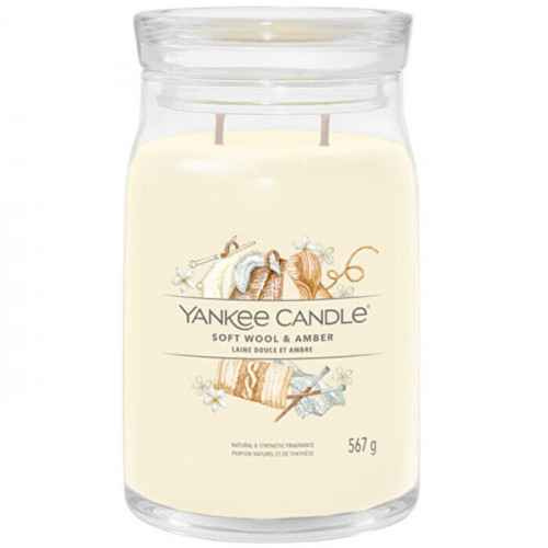 Soft Wool & Amber Signature Candle (soft wool and amber)