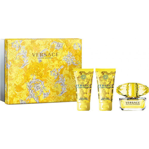 Versace Yellow Diamonds Gift Set EDT 50 ml shower gel 50 ml Yellow Diamonds and Yellow Diamonds Body Lotion 50 ml 50ml