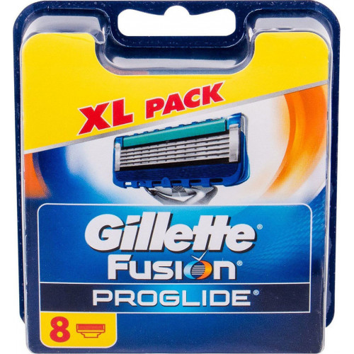 Gillette ProGlide Ανταλλακτικές Κεφαλές με 5 Λεπίδες - Λιπαντική Ταινία 8τμχ