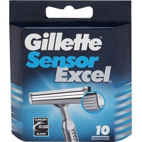 Gillette Sensor Excel Ανταλλακτικές Κεφαλές με 5 Λεπίδες 10τμχ