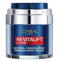 LOreal Paris Revitalift Laser Κρέμα Προσώπου Νυκτός για Ενυδάτωση, Αντιγήρανση & Λάμψη με Ρετινόλη & Νιασιναμίδη 50ml