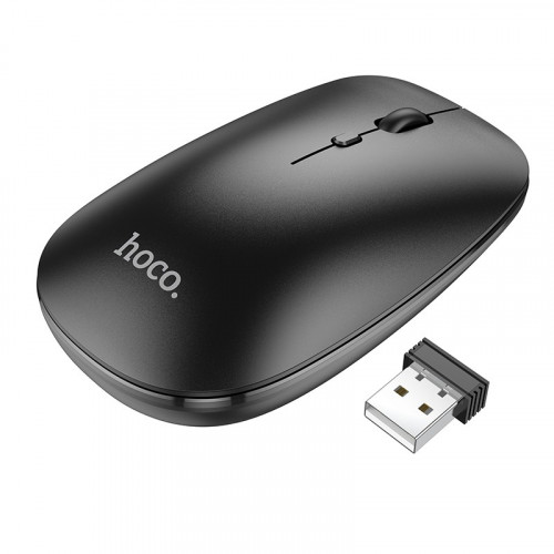 Hoco Bluetooth Ποντίκι GM15 Business Wireless Mouse με 3 Πλήκτρα Μαύρο