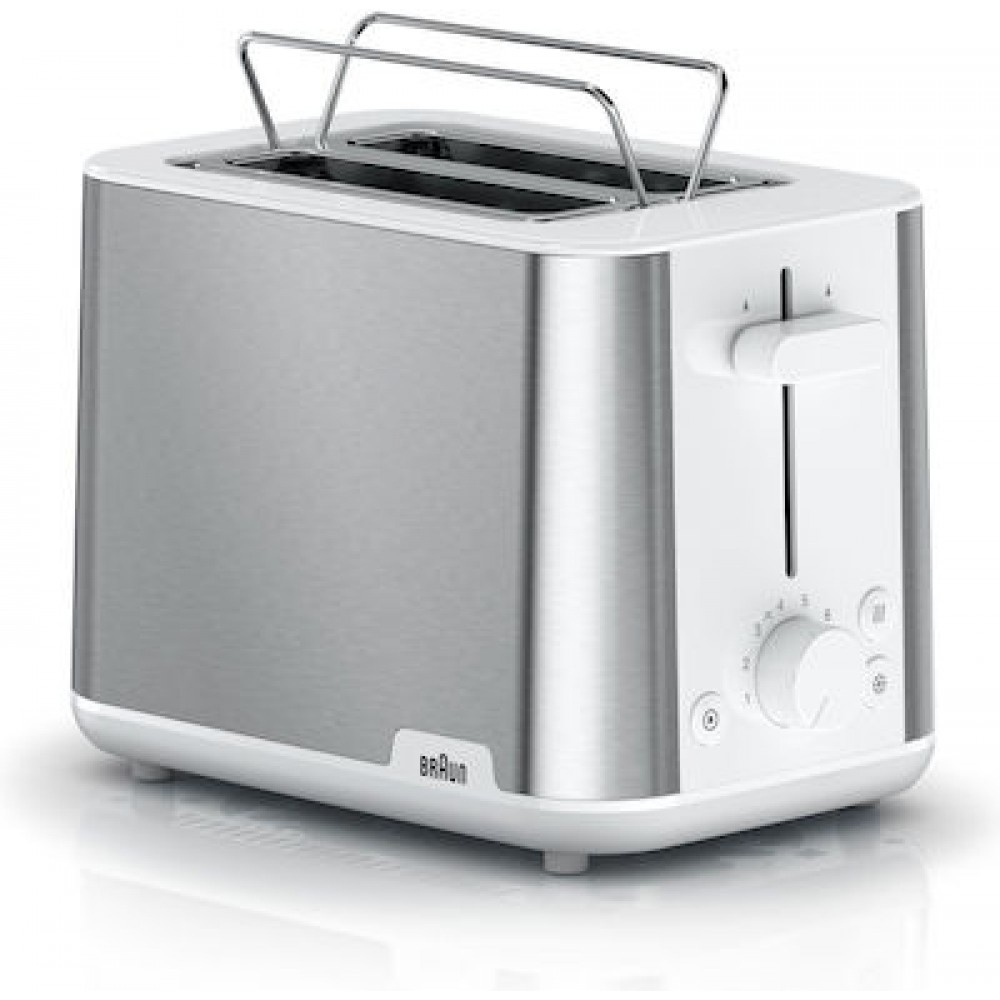 Braun HT 1510 Φρυγανιέρα 2 Θέσεων 900W Λευκή