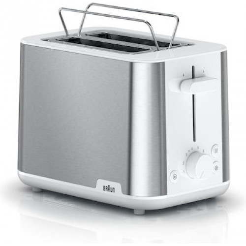 Braun HT 1510 Φρυγανιέρα 2 Θέσεων 900W Λευκή