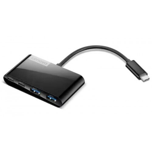 Lenovo Select USB Type-C 4-Port USB-Hub black