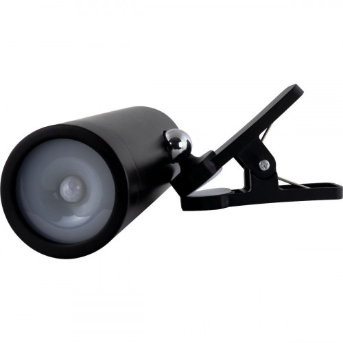 REV LED Akku Clip Leuchte mit Schalter, Black   2014100400