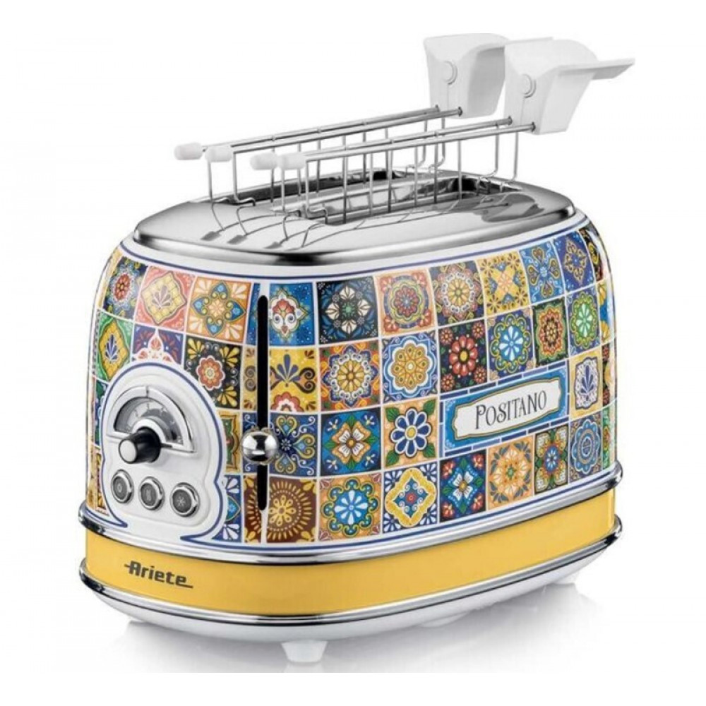 Ariete Positano 0155/0P 00C01550PAR0 Φρυγανιέρα 2 Θέσεων 810W Πολύχρωμη