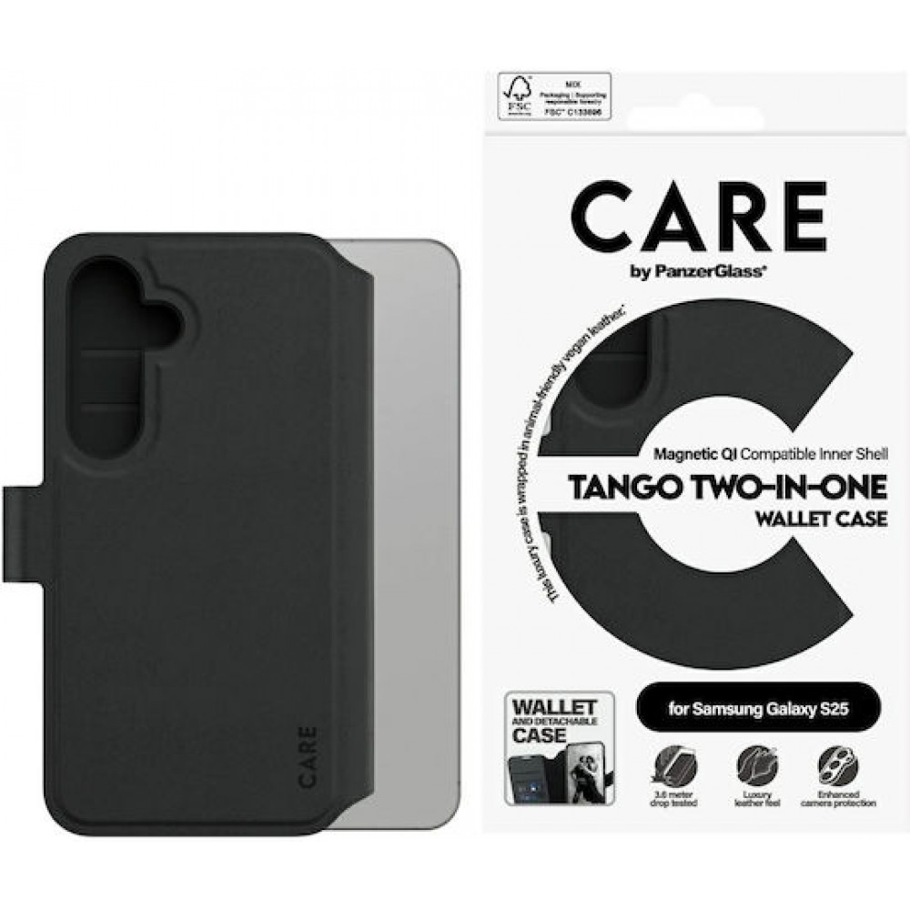 CARE by PanzerGlass Feature Case Tango Two-in-One Wallet Qi S25