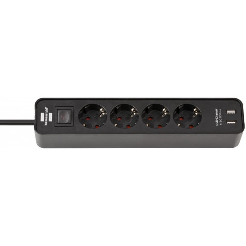Brennenstuhl Ecolor 4 fold USB C