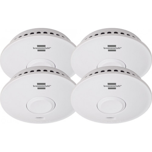 Brennenstuhl Funk Smoke Detector Set, 4x RM L 3101