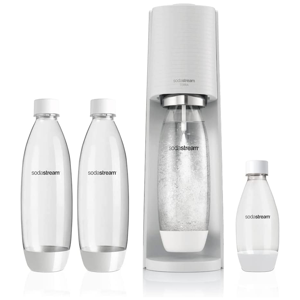 SodaStream Terra white Value Pack x3