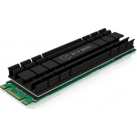 Icy Box Heat Sink for M.2 2280 SSD Ψύξη Μ.2 SSD Μαύρο